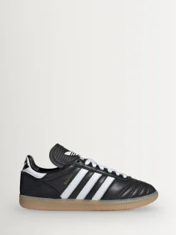 adidas Originals Black/White Samba JP Junior Trainers