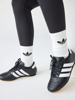 adidas Originals Black/White Taekwondo Lace Junior Trainers