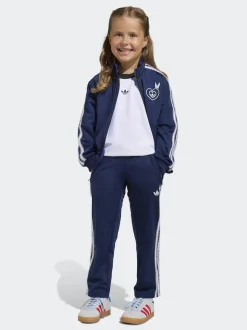 adidas Originals Blue Disney Alice in Wonderland Firebird Little Kids Tracksuit Set