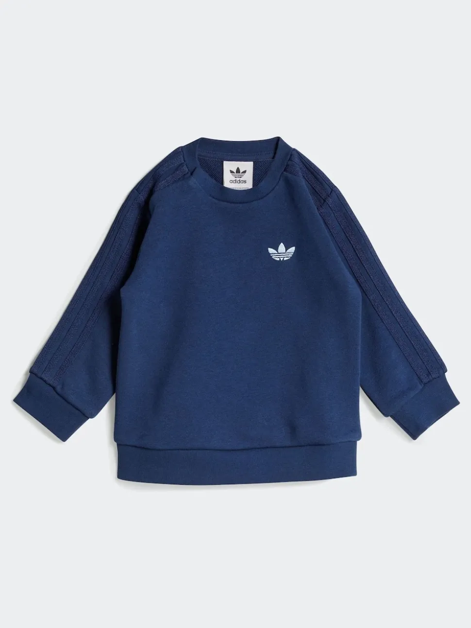 adidas originals Blue Sweatshirt and Denim Legging Set Infant Kids