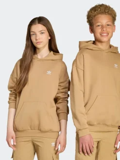 adidas Originals Brown Loose Fleece Kids Hoodie