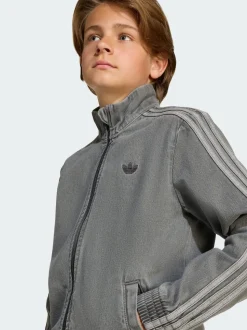 adidas Originals Grey Firebird Track Top Denim