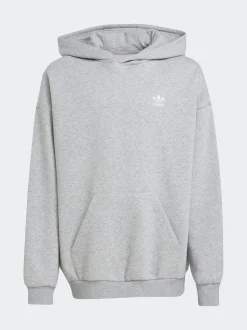 adidas Originals Grey Loose Fleece Kids Hoodie