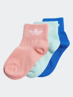 adidas Originals Multi colour 3 Pack Ankle Socks