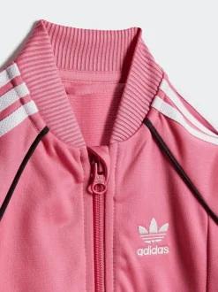 adidas Originals Pink Adicolor SST Infant Kids Tracksuit