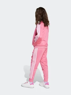 adidas Originals Pink Adicolor SST Little Kids Tracksuit