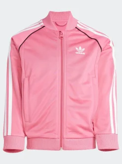 adidas Originals Pink Adicolor SST Little Kids Tracksuit