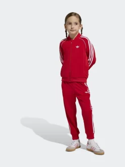 adidas Originals Red SST Little Kids Tracksuit
