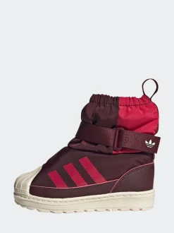 adidas Originals Red Superstar 360 Infant Boot Trainers