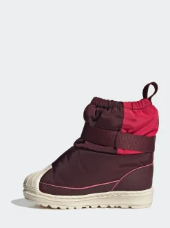 adidas Originals Red Superstar 360 Infant Boot Trainers