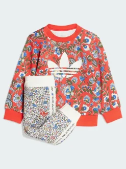 adidas Originals Red X Liberty London Crew Set