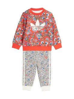 adidas Originals Red X Liberty London Crew Set