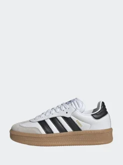 adidas Originals White Samba XLG Lace Junior Trainers