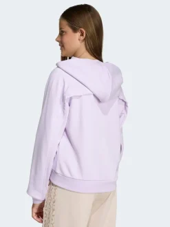 adidas Purple Glam Cropped Hoodie