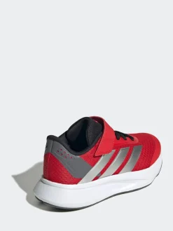 adidas Red Duramo SL Hook and Loop Running Kids Trainers