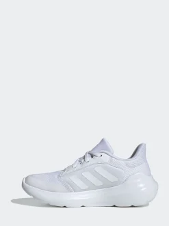 adidas White Tensaur Run 2.0 Lace Junior Trainers