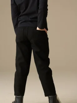 Angel & Rocket Black Aylie Beaded Barrel Leg Jeans