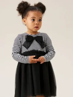 Angel & Rocket Black Carrie Bow Tutu Dress