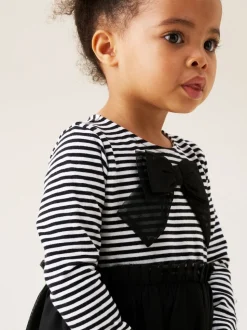 Angel & Rocket Black Carrie Bow Tutu Dress