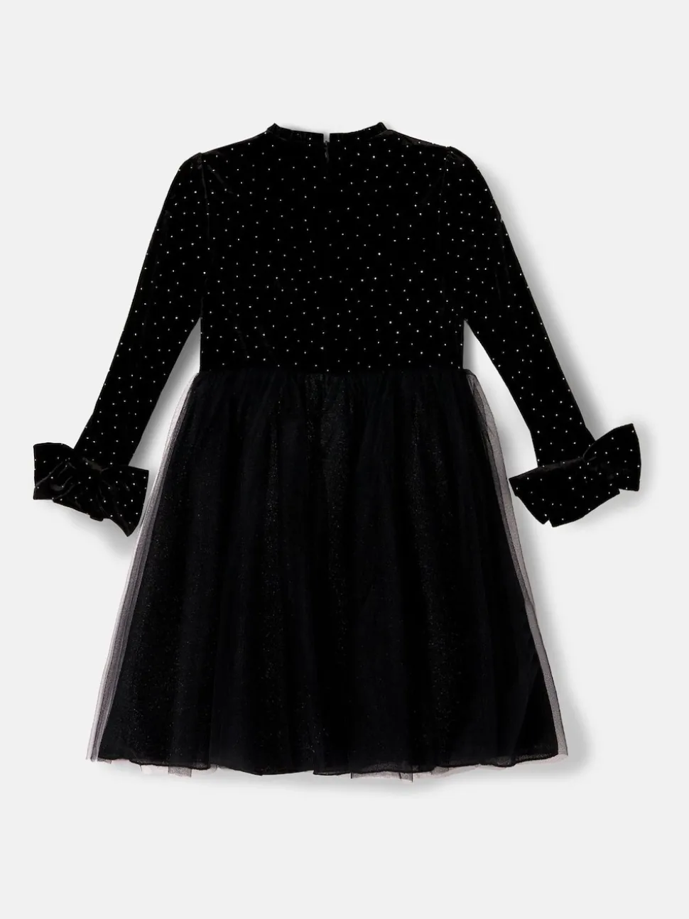 Angel & Rocket Black Elsie Velvet Tulle Dress
