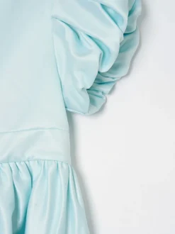 Angel & Rocket Blue Bluebell Structured Puff Sleeve Dress