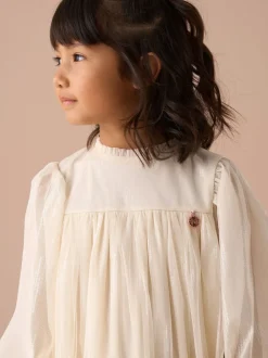 Angel & Rocket Cream Beau Boho Embellished Dress