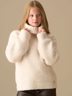 Angel & Rocket Cream Maddie Chunky Rollneck Jumper