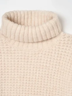 Angel & Rocket Cream Maddie Chunky Rollneck Jumper