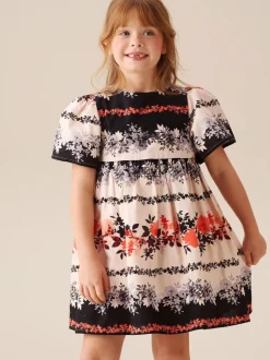 Angel & Rocket Cream Reyna Ivory Embroidered Swing Dress