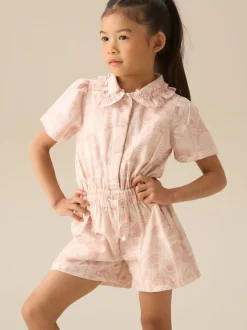 Angel & Rocket Natural Abby Tie Waist Jumpsuit