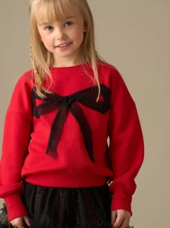 Angel & Rocket Red Freya Mesh Bow Sweater