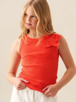 Angel & Rocket Red Jess Yellow Flower Corsage Vest