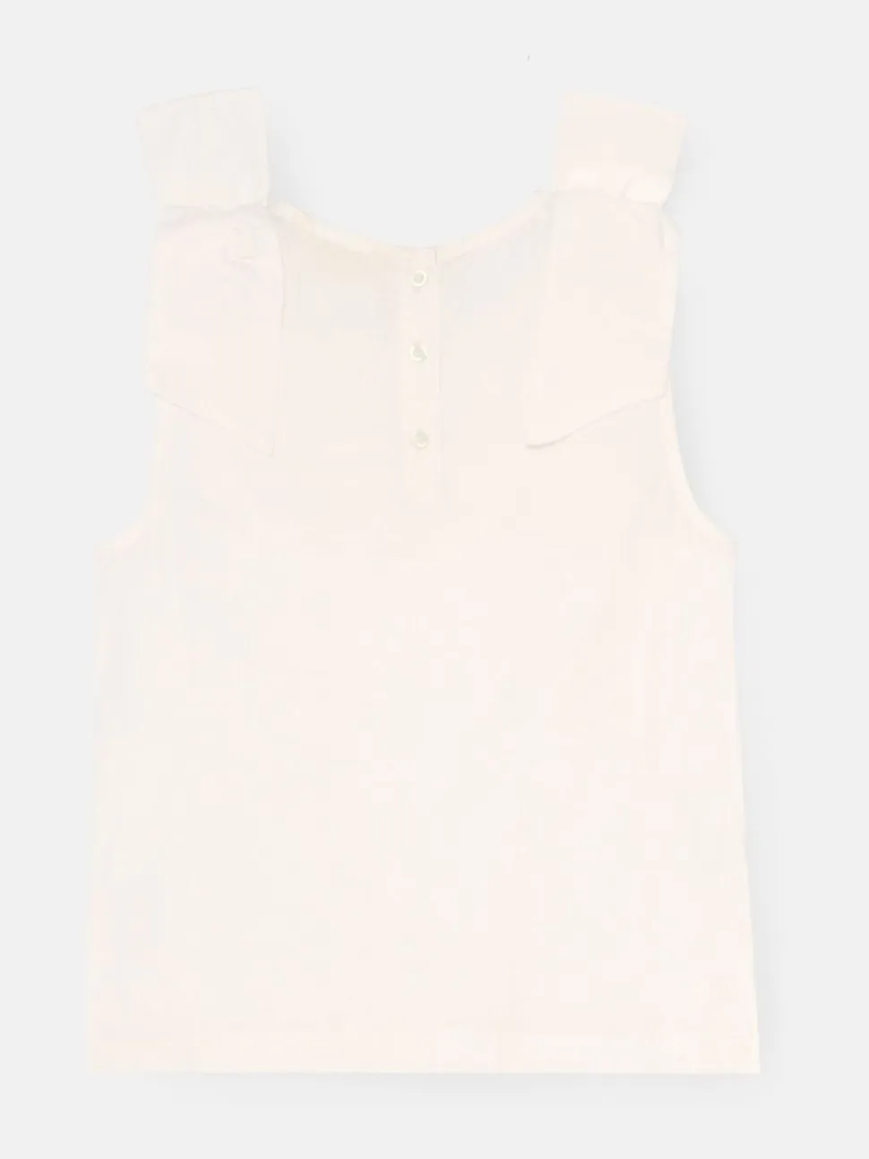 Angel & Rocket White Laurel Bow Detail Vest