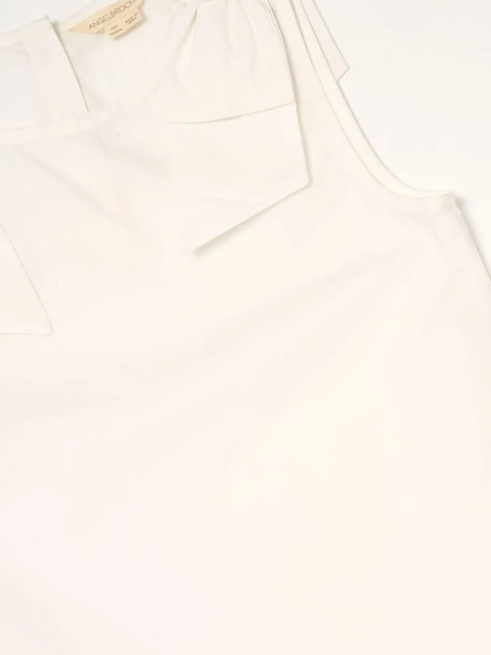 Angel & Rocket White Laurel Bow Detail Vest