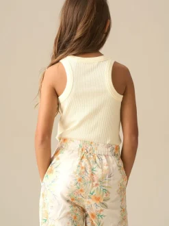 Angel & Rocket Yellow Jess Yellow Flower Corsage Vest