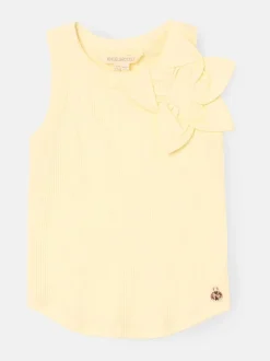 Angel & Rocket Yellow Jess Yellow Flower Corsage Vest
