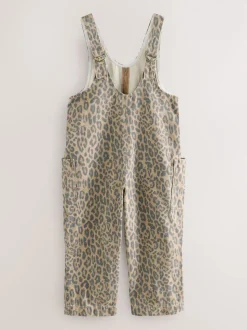 Animal Slouchy Dungarees (3-16yrs)