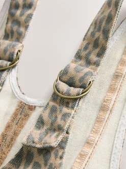 Animal Slouchy Dungarees (3-16yrs)