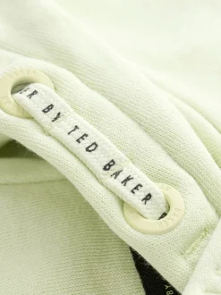 Baker by Ted Baker 2 Piece Lime Green Boxy Flock Print Hoodie and Flare Set