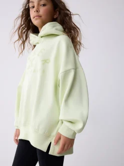 Baker by Ted Baker 2 Piece Lime Green Boxy Flock Print Hoodie and Flare Set