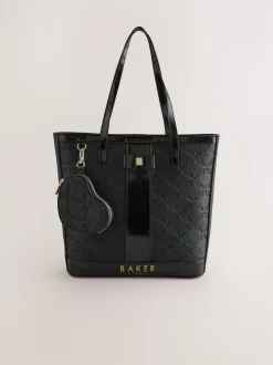 Baker by Ted Baker Embossed PU Tote Bag