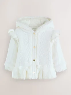 Baker by Ted Baker Knitted Bow Detail Coatigan