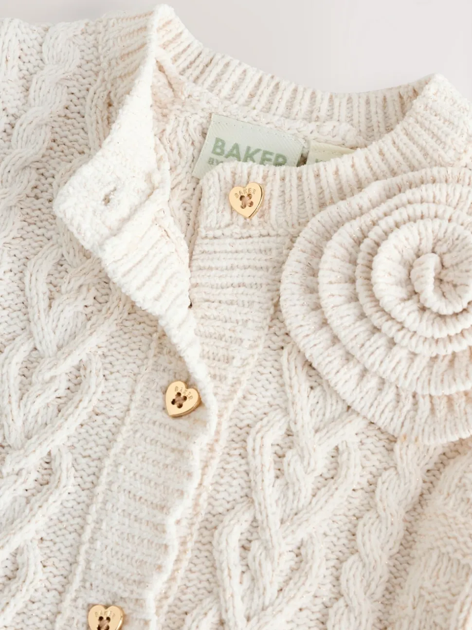 Baker by Ted Baker Knitted Corsage Cardigan