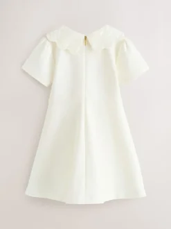 Baker by Ted Baker Lace Collared Ponte Dress