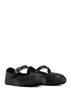 Converse Black Chuck Taylor Kid Dainty Mary Jane Trainers