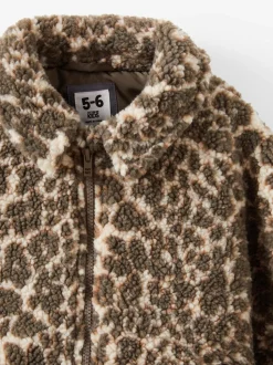 Cotton On Animal Teddy Bomber Jacket