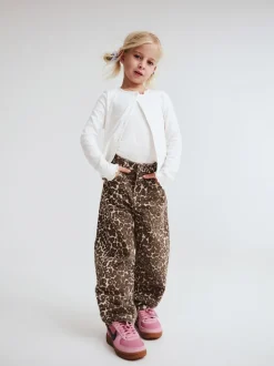 Cotton On Animal Unisex Barrel Leg Denim Jeans