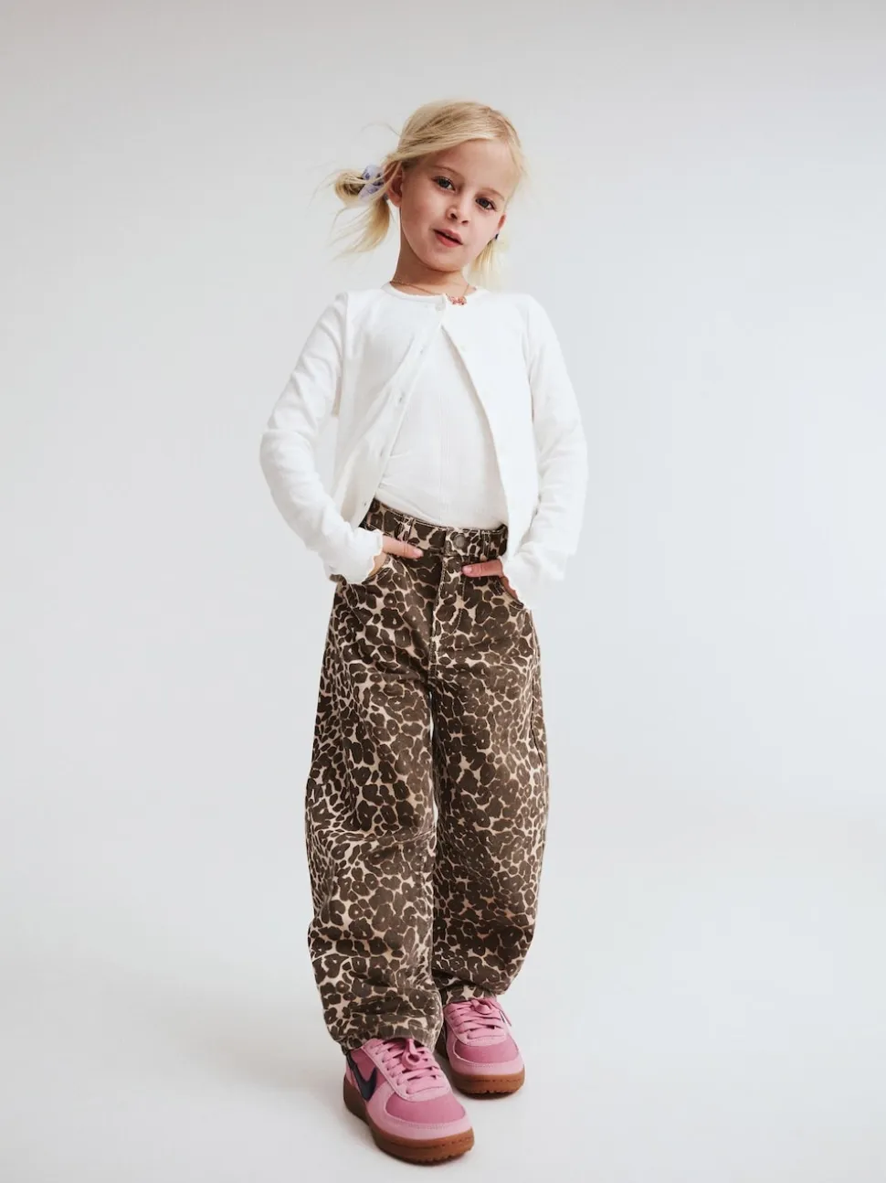 Cotton On Animal Unisex Barrel Leg Denim Jeans