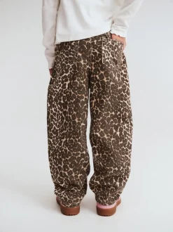 Cotton On Animal Unisex Barrel Leg Denim Jeans