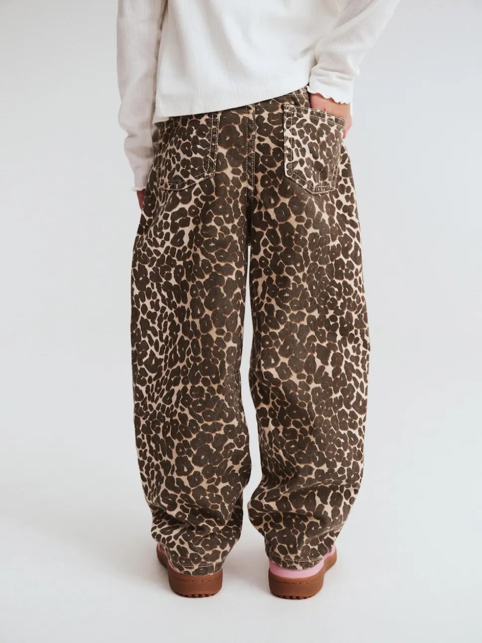 Cotton On Animal Unisex Barrel Leg Denim Jeans